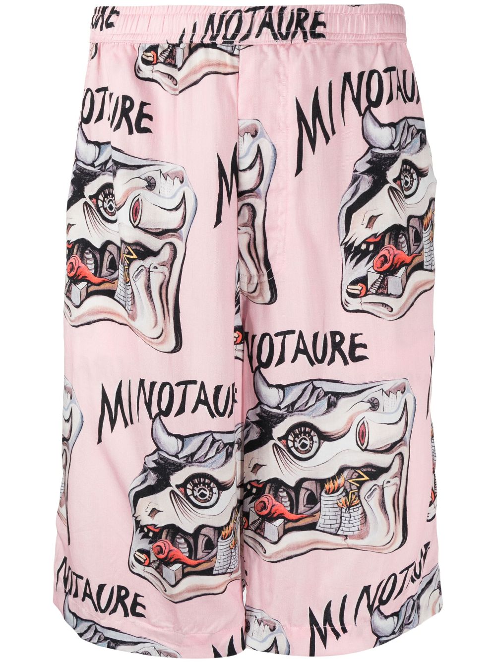 "Minotaure" bermuda shorts - Pink