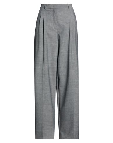 Woman Pants Grey Size 4 Polyester, Wool, Elastane