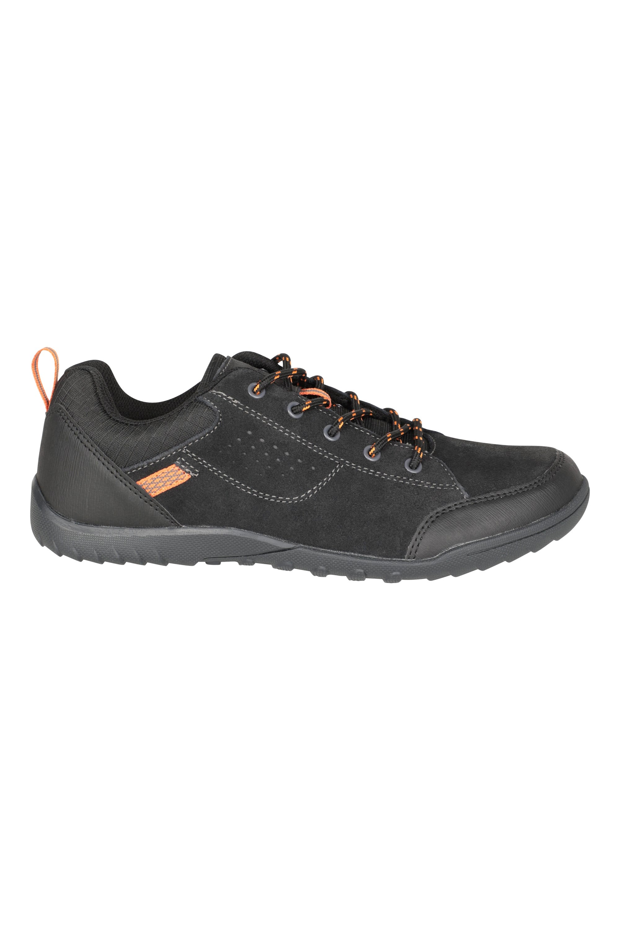 Mountain Warehouse 'Phantom II' Mens Shoes Casual Stylish Comfortable Breathable Lace Up Trainers Charcoal Suede