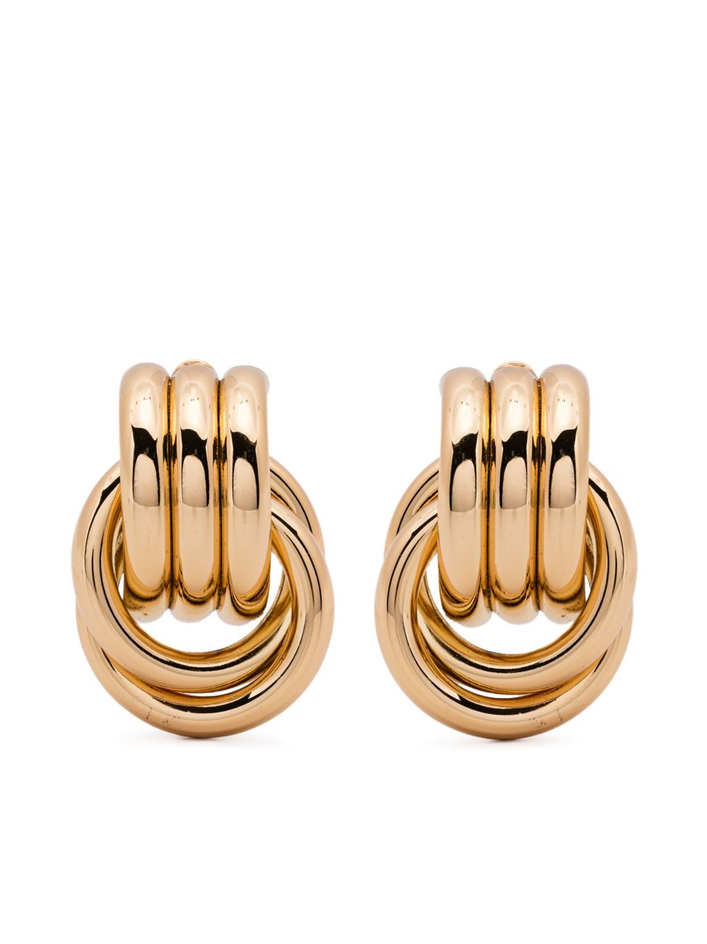 Heaven Mayhem Double Knot earrings - Gold