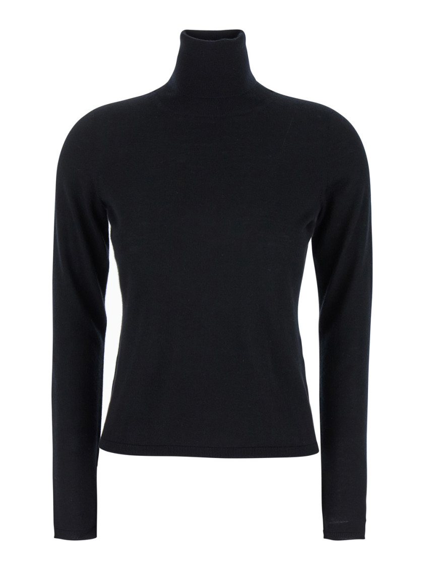 Black Adda Turtleneck Sweater