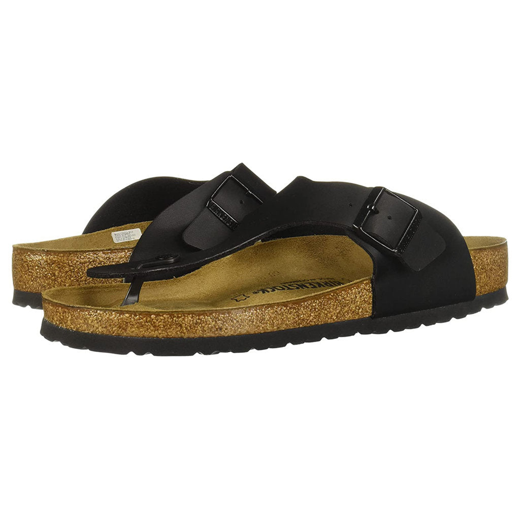 Birkenstock Ramses Birko-Flor Unisex Toe Post Sandals - Black