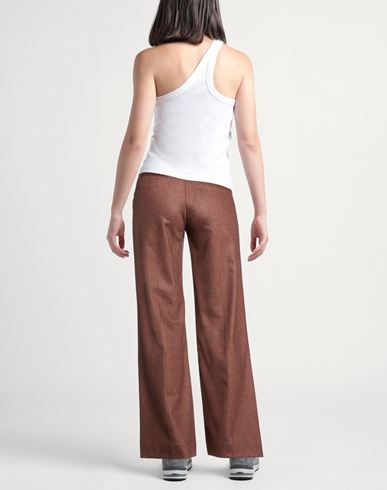 Woman Pants Tan Size 6 Wool, Cashmere, Elastane