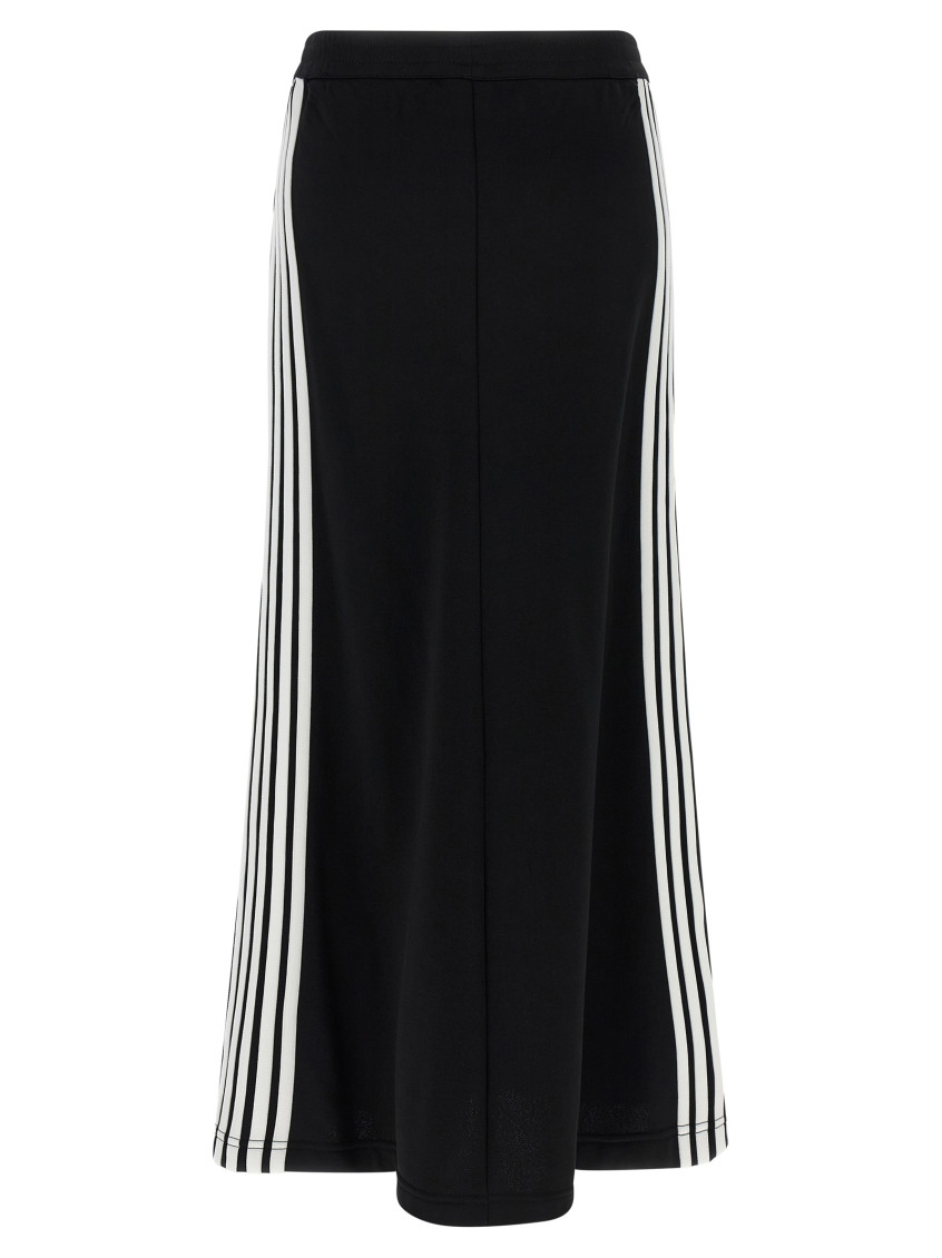 Black Nylon Blend Skirt