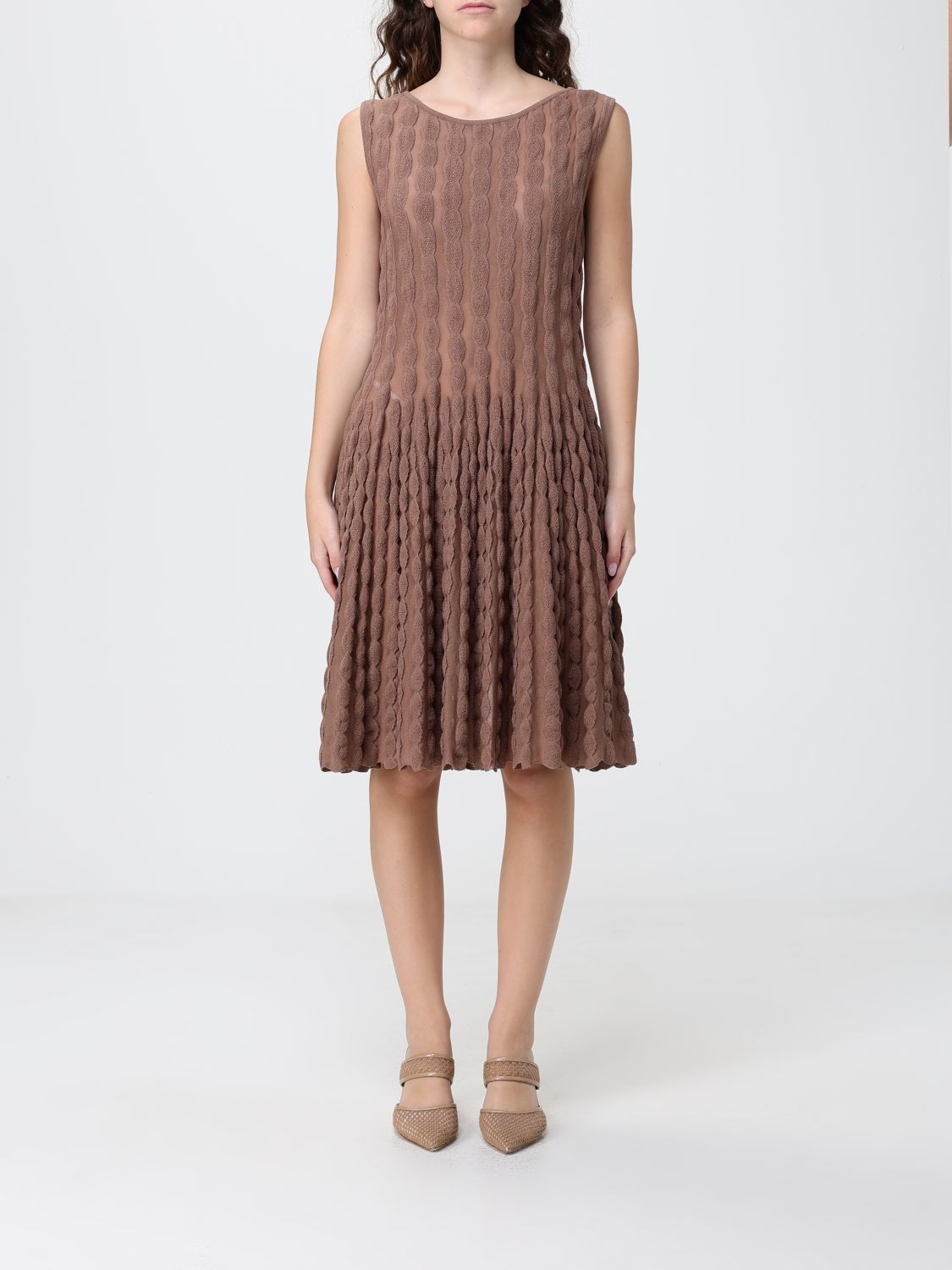 Papavero Off-the-Shoulder Knit Mini Dress