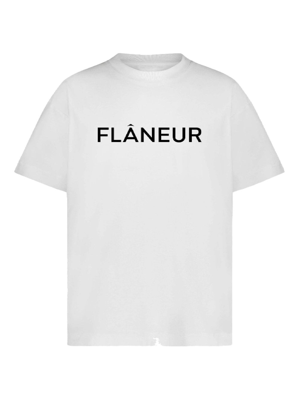 FLÂNEUR logo-print T-shirt - White