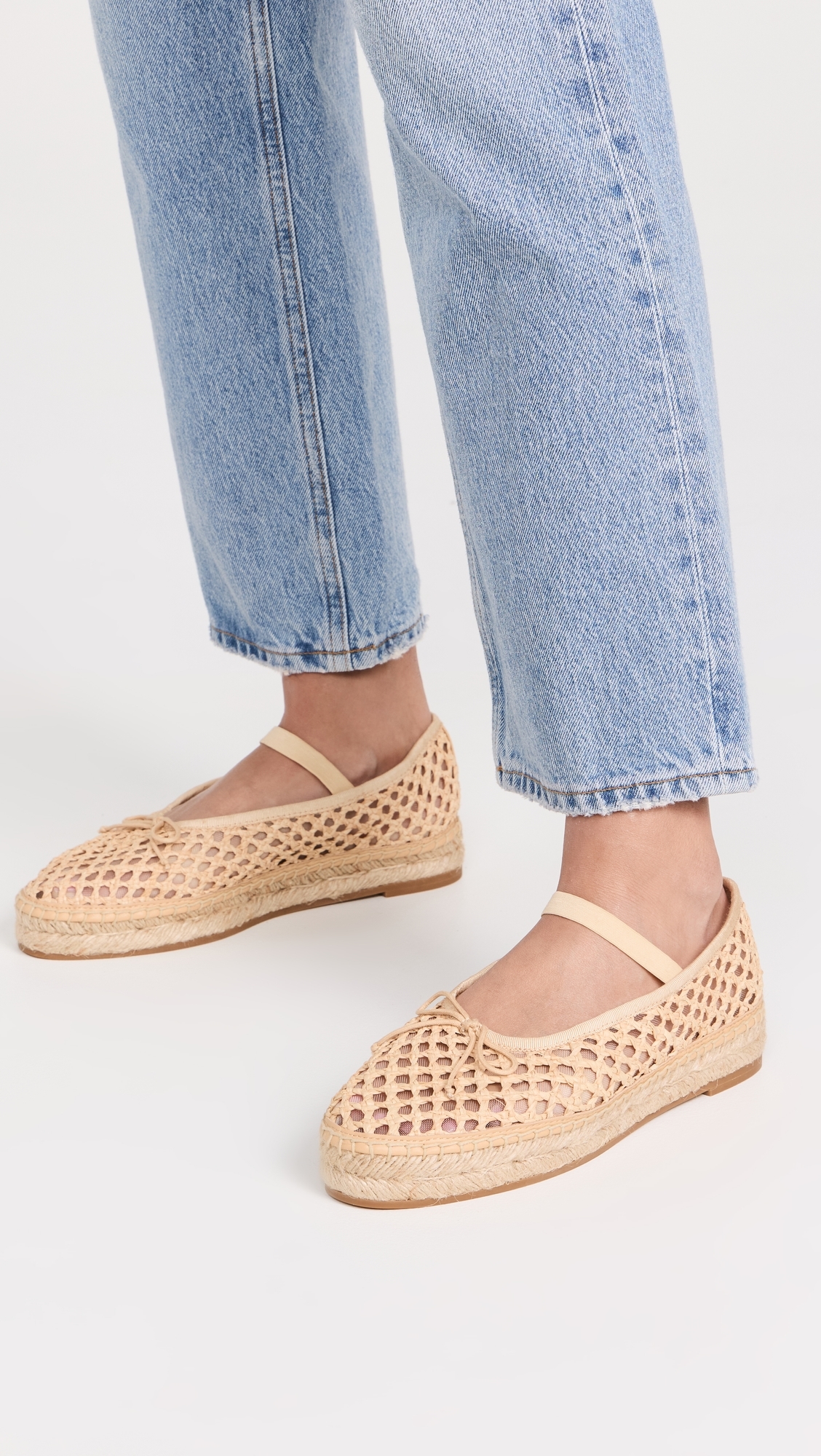 Kayla Soft Ballet Espadrilles Natural