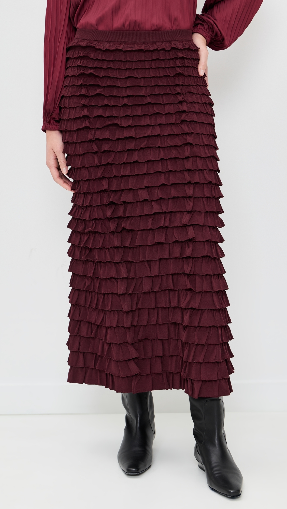 Mimi Skirt Claret