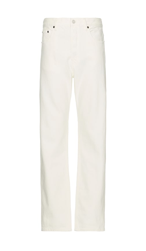 FRAME The Straight Jeans in Off White - White.  36 also in