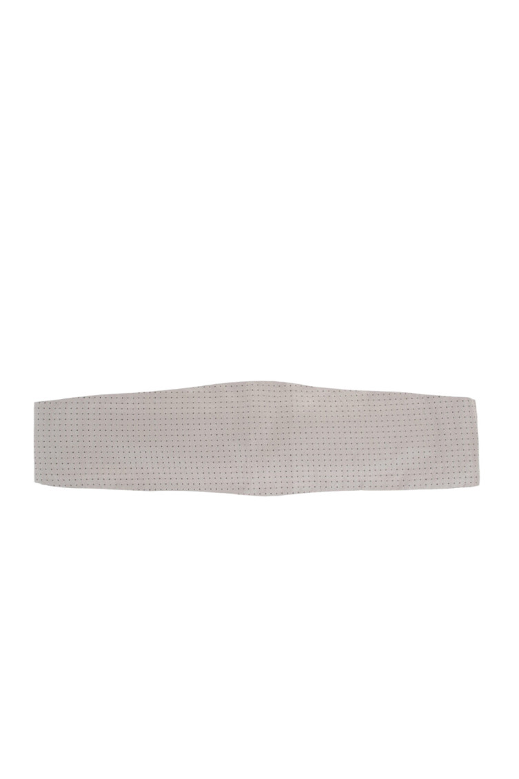 Grey Textured tuxedo cummerbund Belt