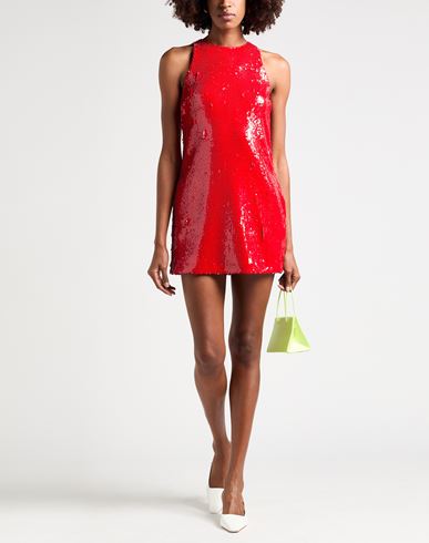 Woman Mini dress Red Size 4 Polyester, Elastane