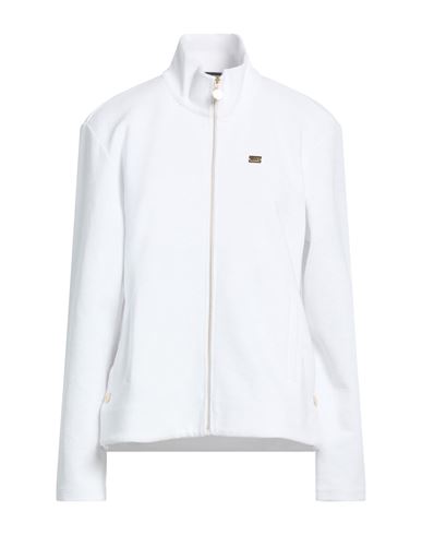 Woman Sweatshirt White Size XS Cotton, Polyester