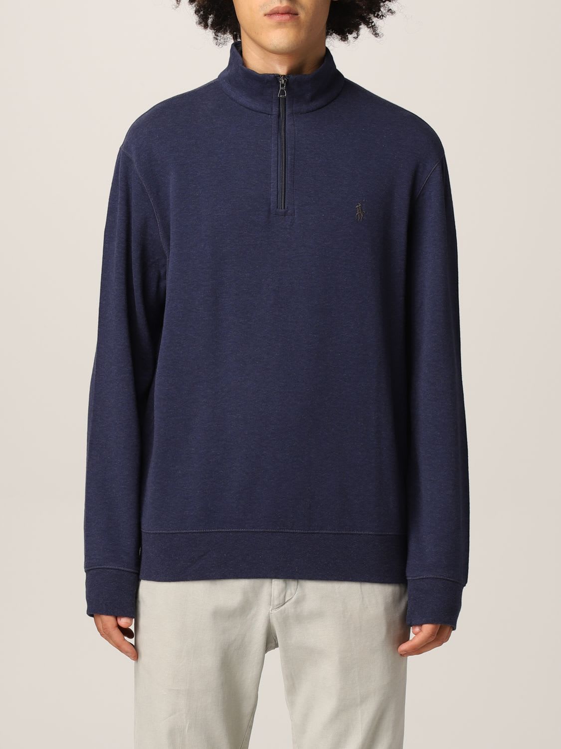 Polo Pony-embroidered jersey sweatshirt