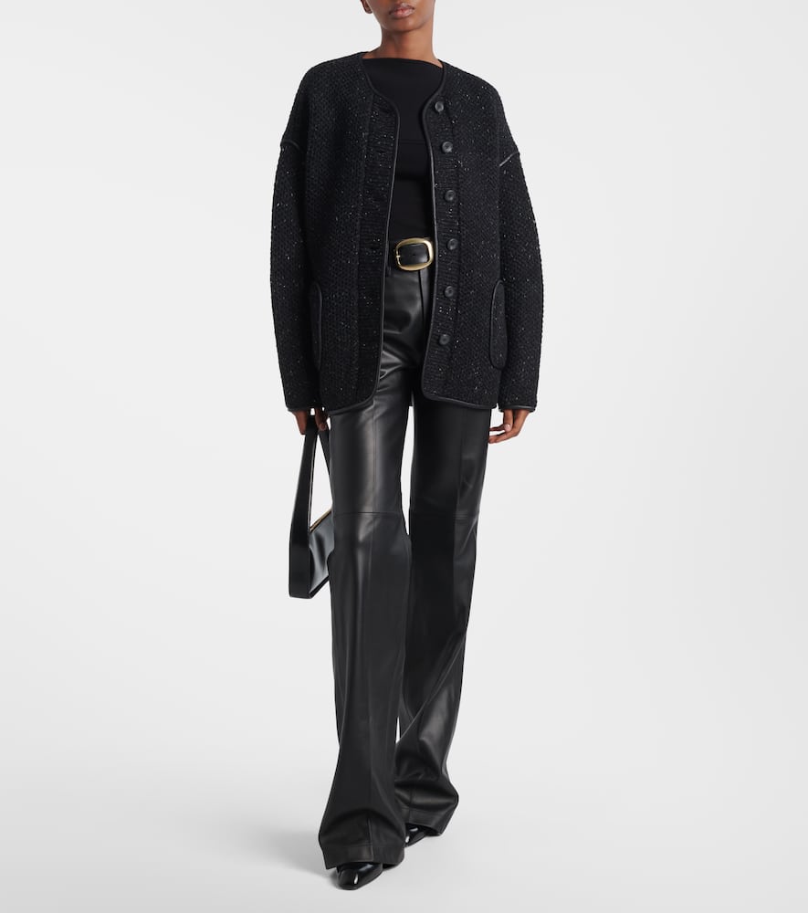 Medrano knitted wool-blend jacket