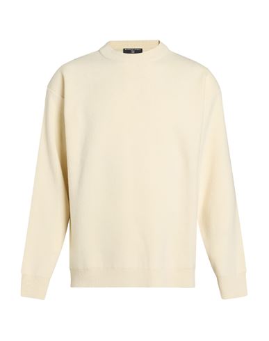 Lab Man Sweater Ivory Size XL Merino Wool, Cashmere