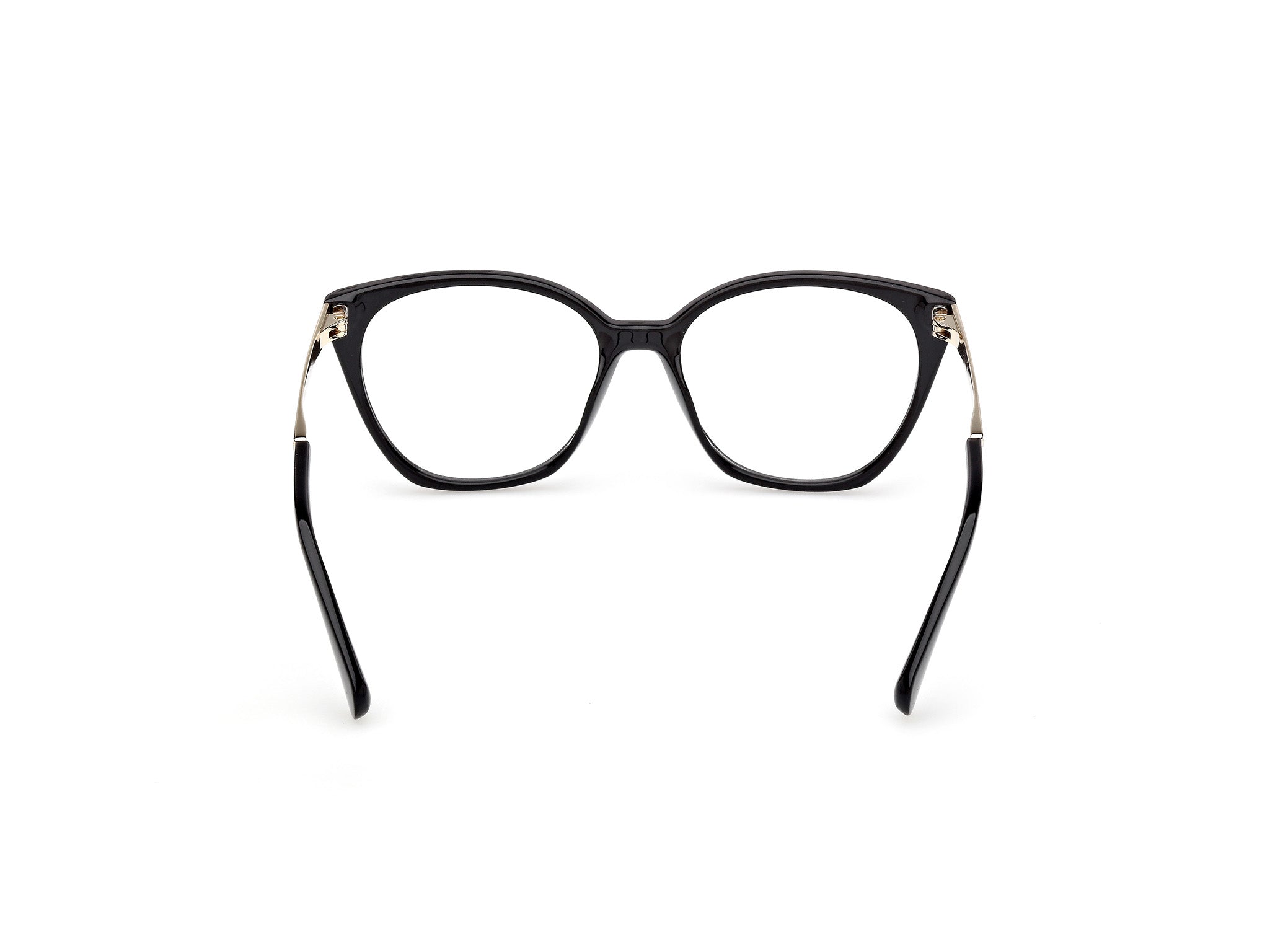 MAX&Co Mujer MAX&Co MO5200 001 Monturas ópticas Inyectado Negro Redonda Norma
