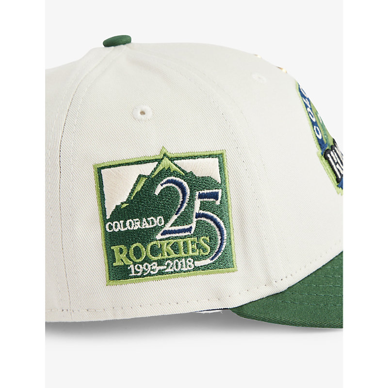 Mens Light Beige 59FIFTY Colorado Rockets Logo-embroidered Cotton Baseball cap 7 1/2