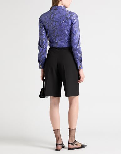 Versace Jeans Couture Woman Jacket Bright blue Size 2 Polyester, Polyurethane resin