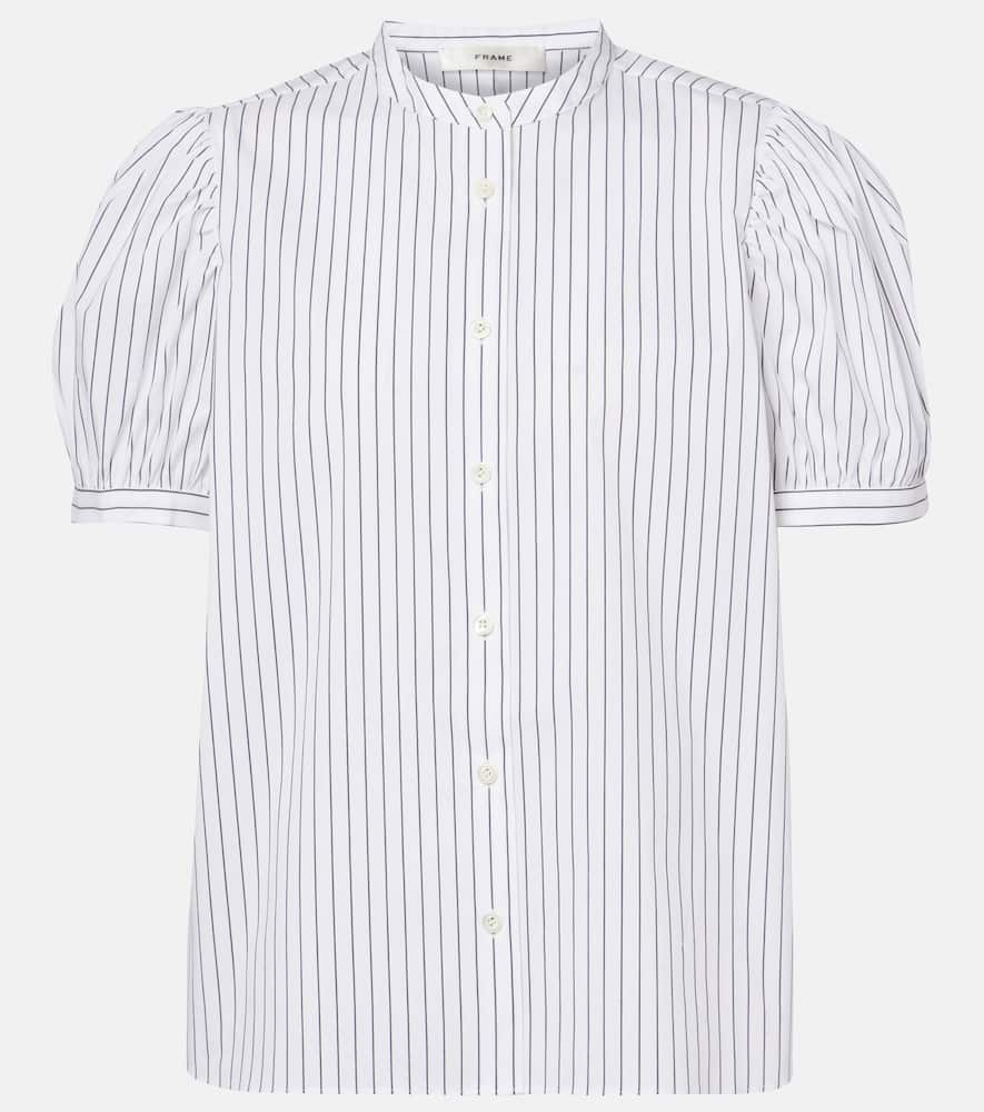 The Gathered cotton-blend top