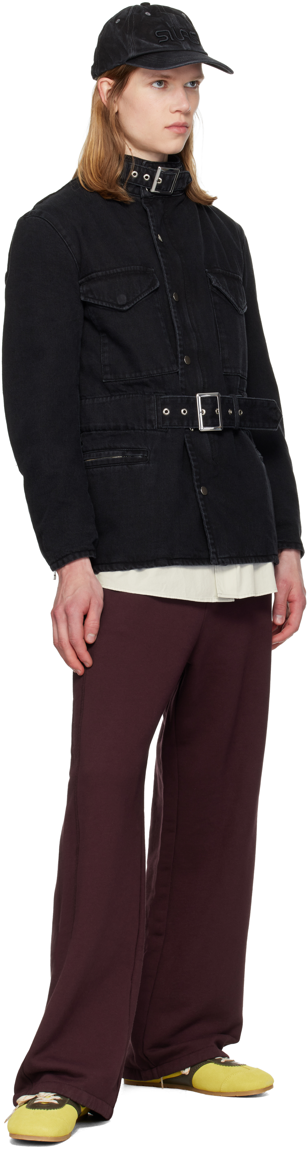 Black Washed Cotton Drill M65 Jacket
