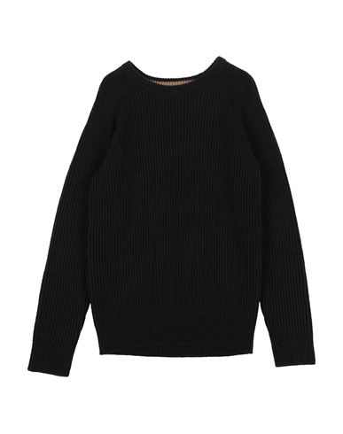 Kid Boy Sweater Black Size 10 Acrylic, Cotton