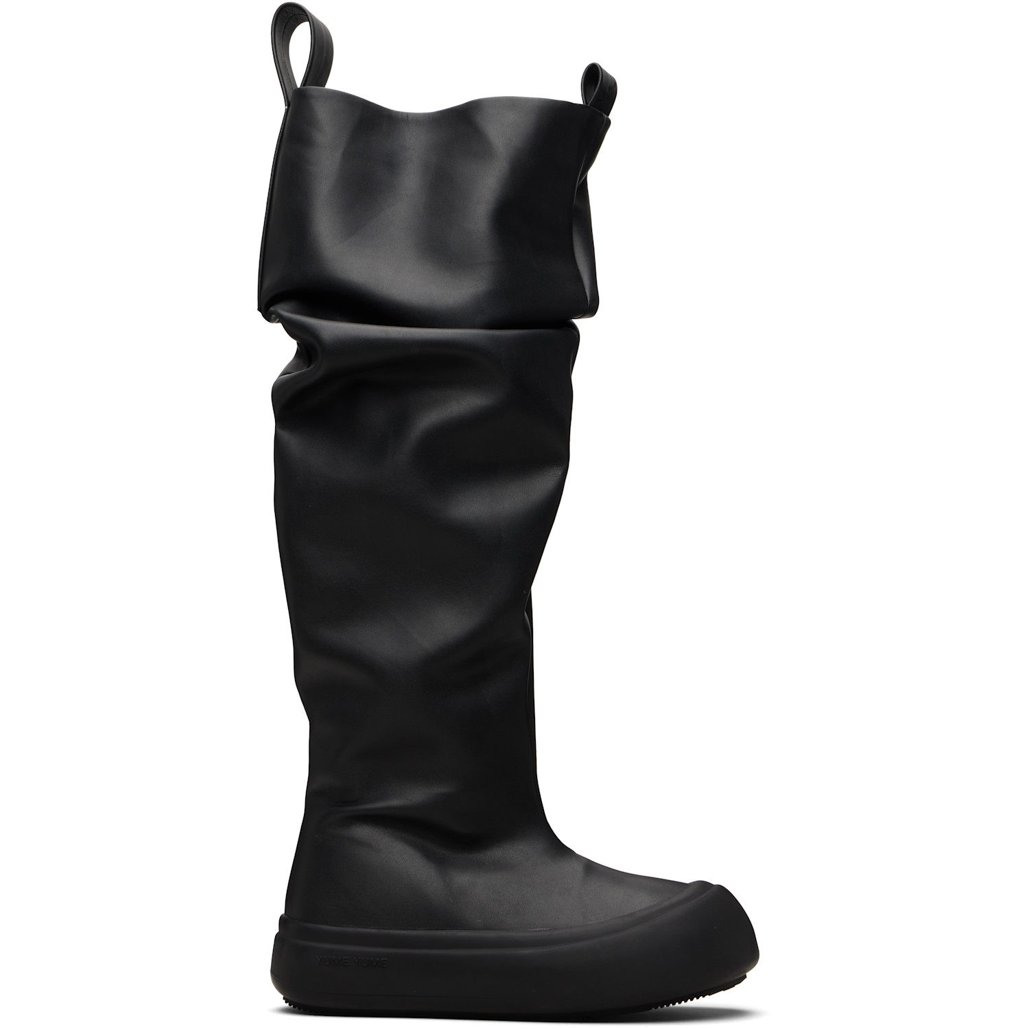 Black Fisherman Chelsea Boots