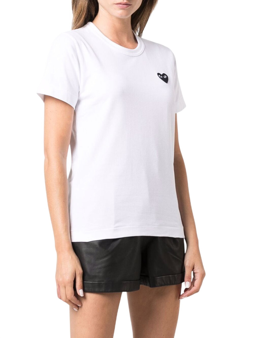 White Logo Crew Neck T-Shirt