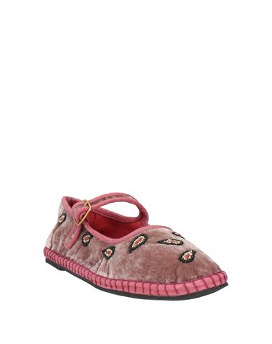 Malìparmi Woman Ballet flats Light brown Size 11 Textile fibers