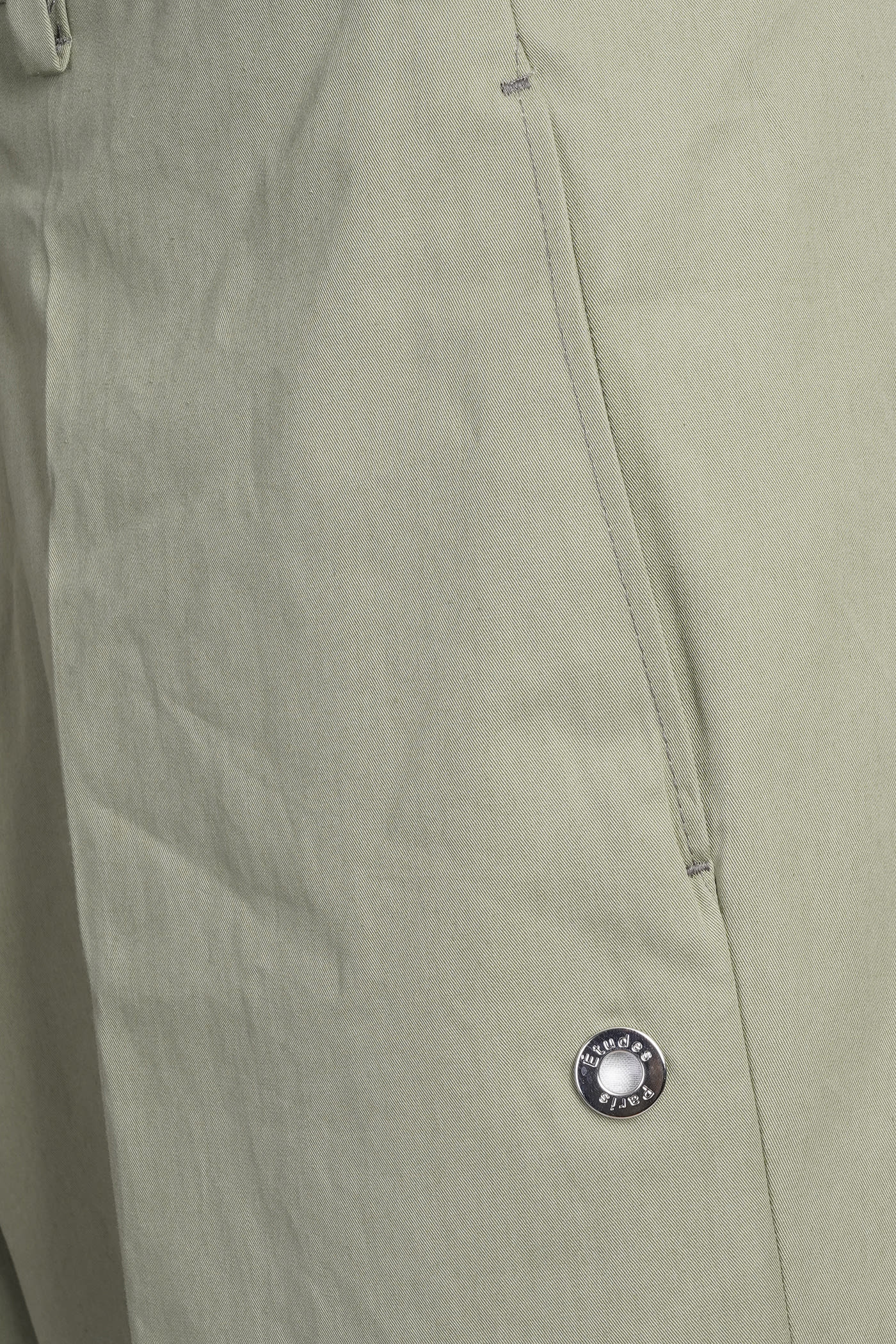 Pants In Green Cotton