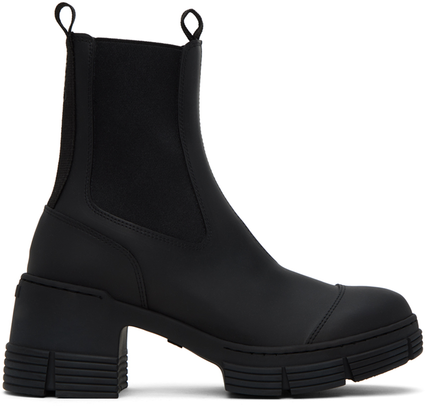 Black city boots