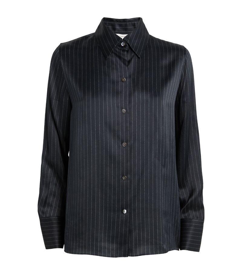 Silk Pinstripe Shirt