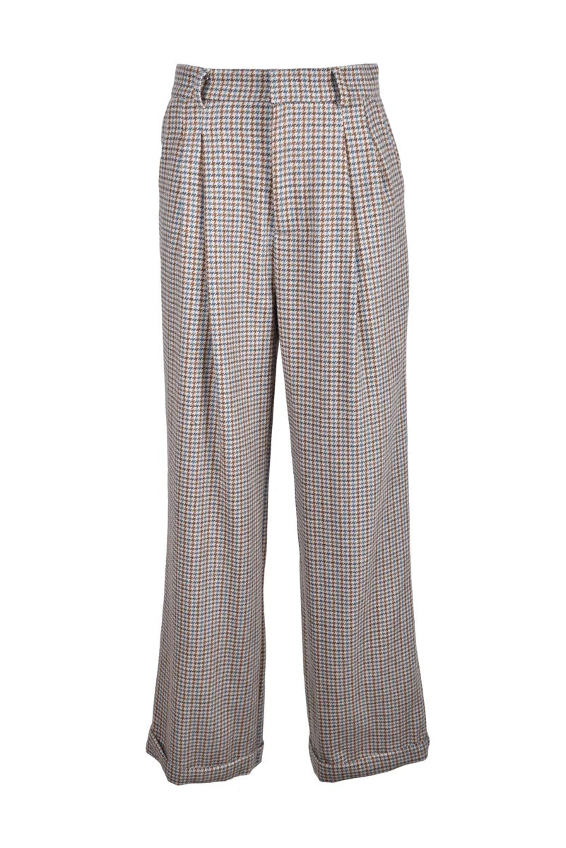 Wool/Polyester Pants - Beige/Heavenly