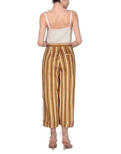 Woman Pants Camel Size 6 Viscose, Polyester, Metal