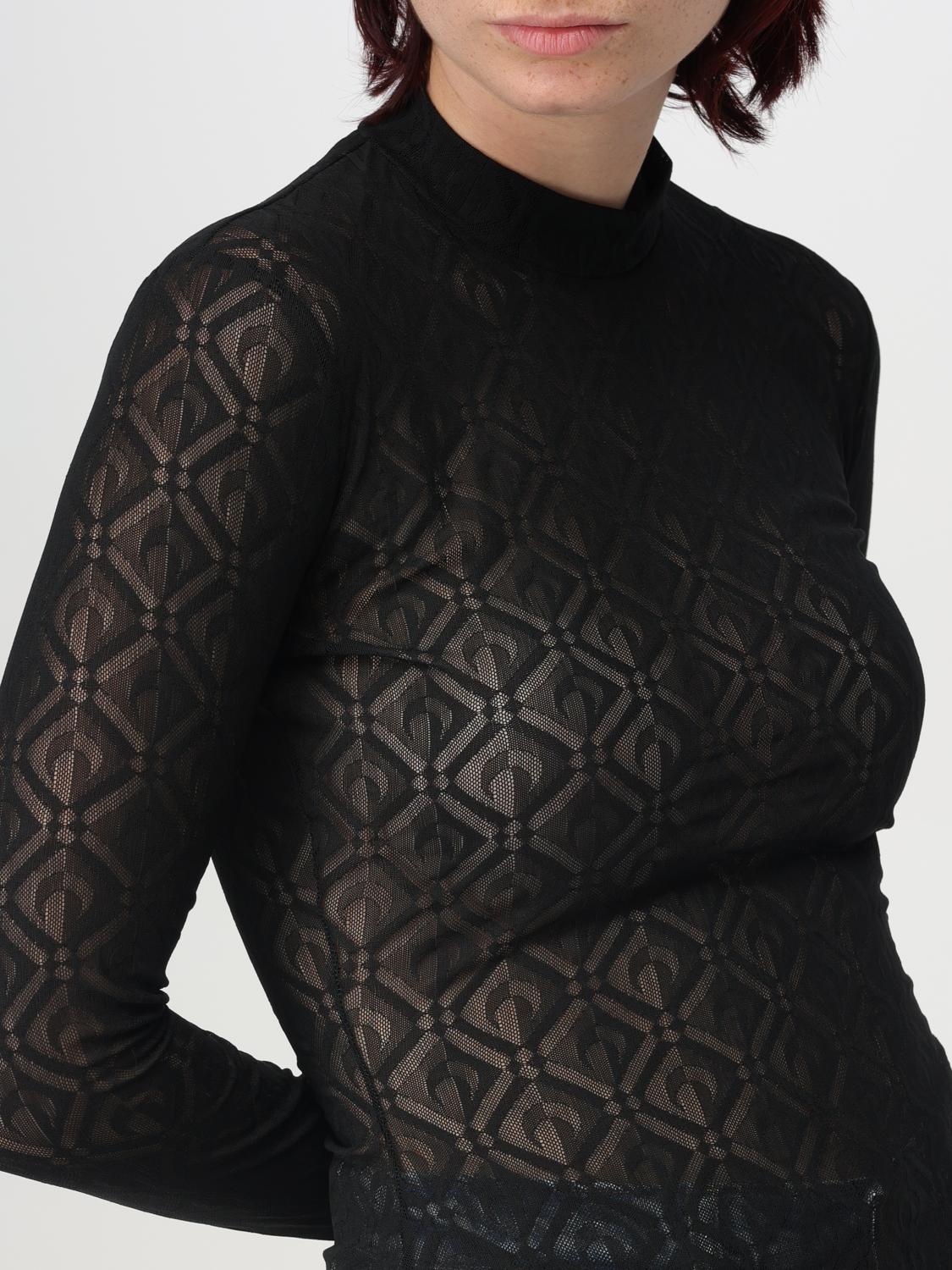Moon Diamant mesh top - Black