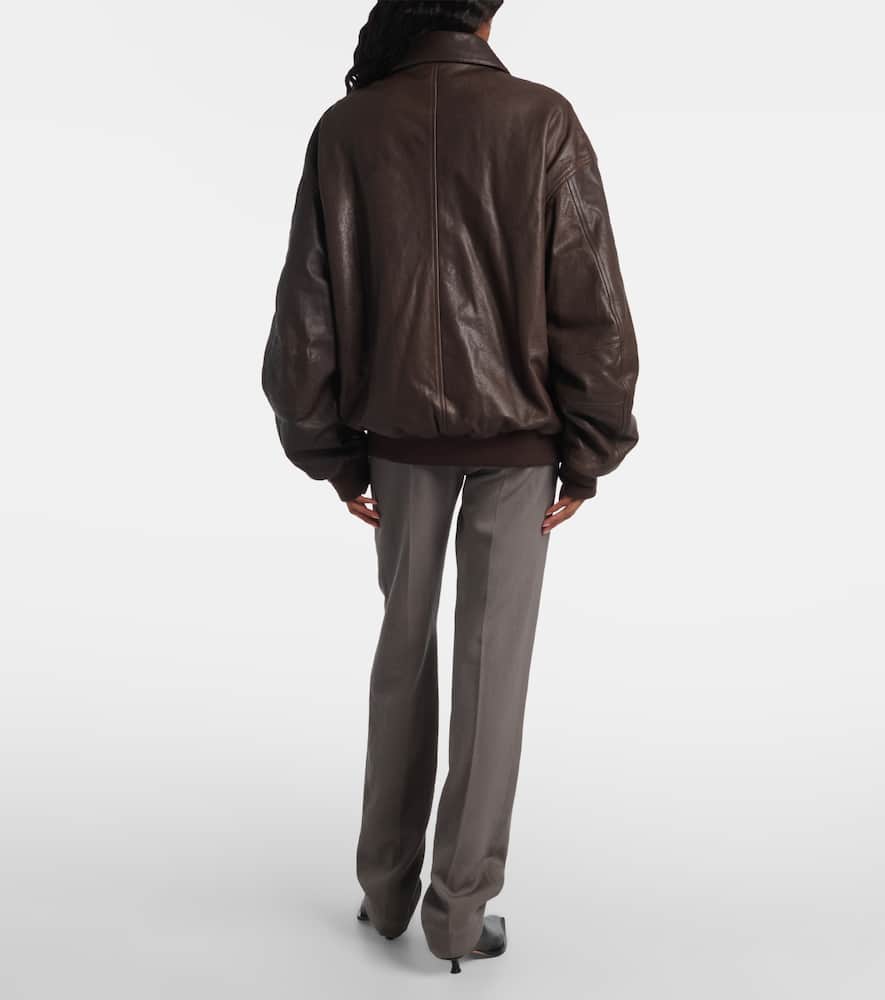 Johnson leather bomber jacket