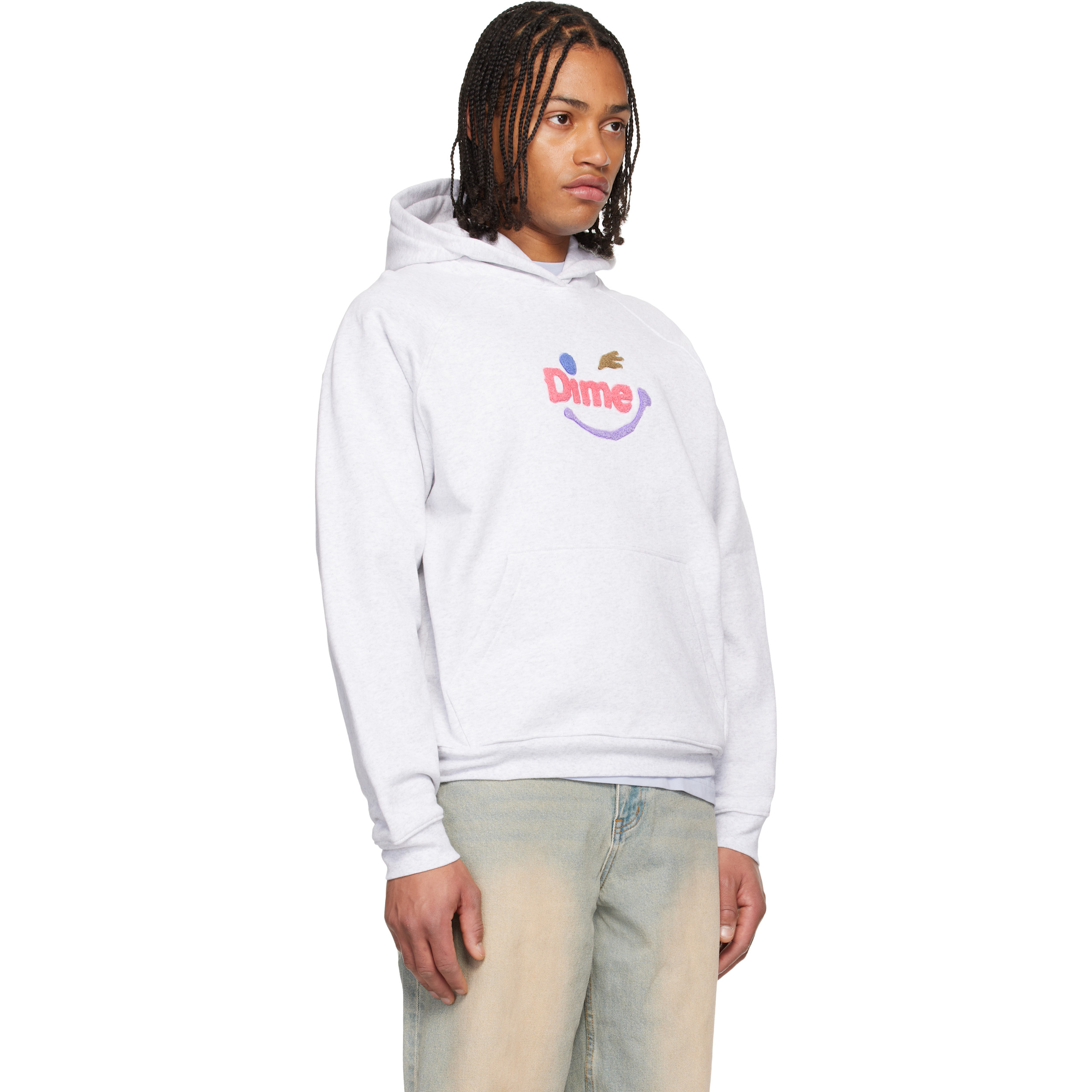 Gray Winky Hoodie