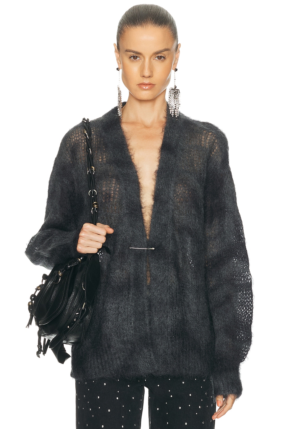 Isabel Marant Mylene Sweater in Charcoa