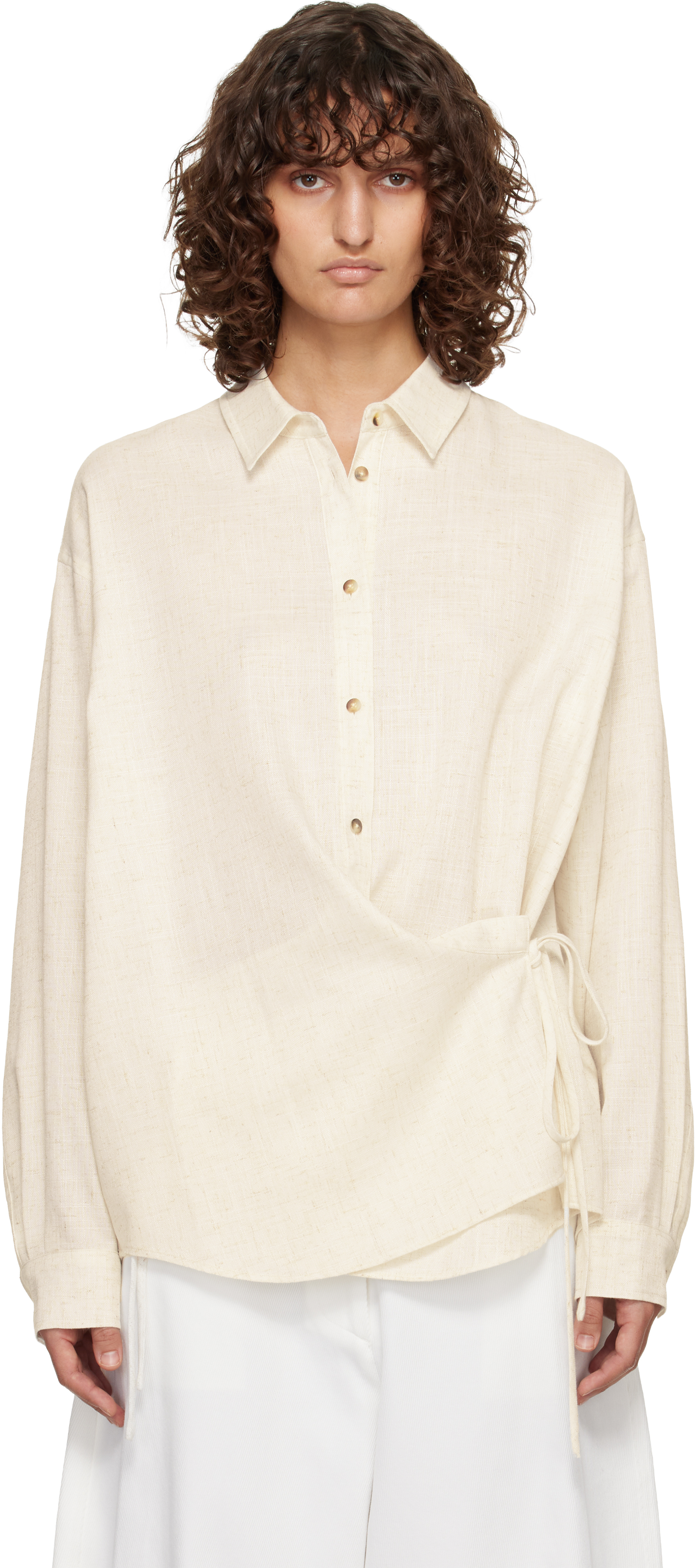 Off-White Side Twisted Shirt