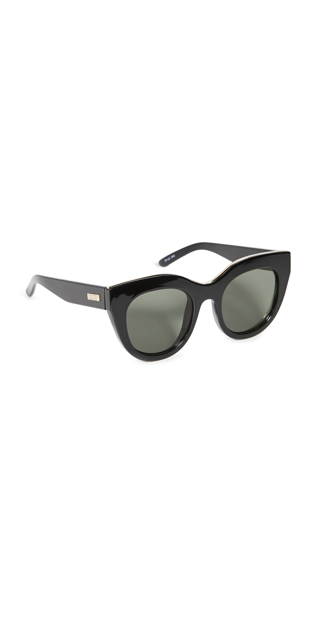 Air Heart Sunglasses Black Gold/Khaki Mono One Size