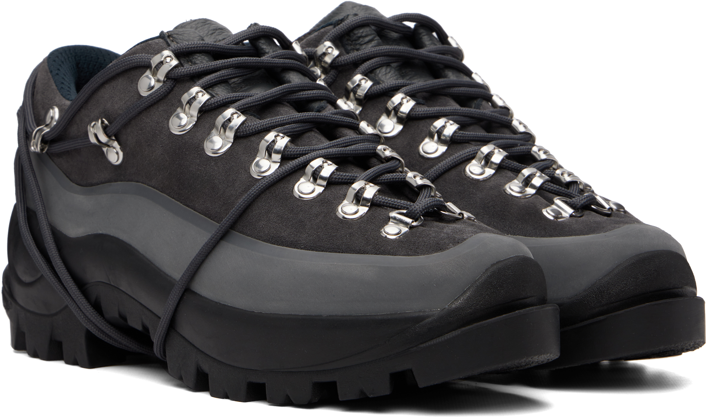 Gray Low Hiking Boots