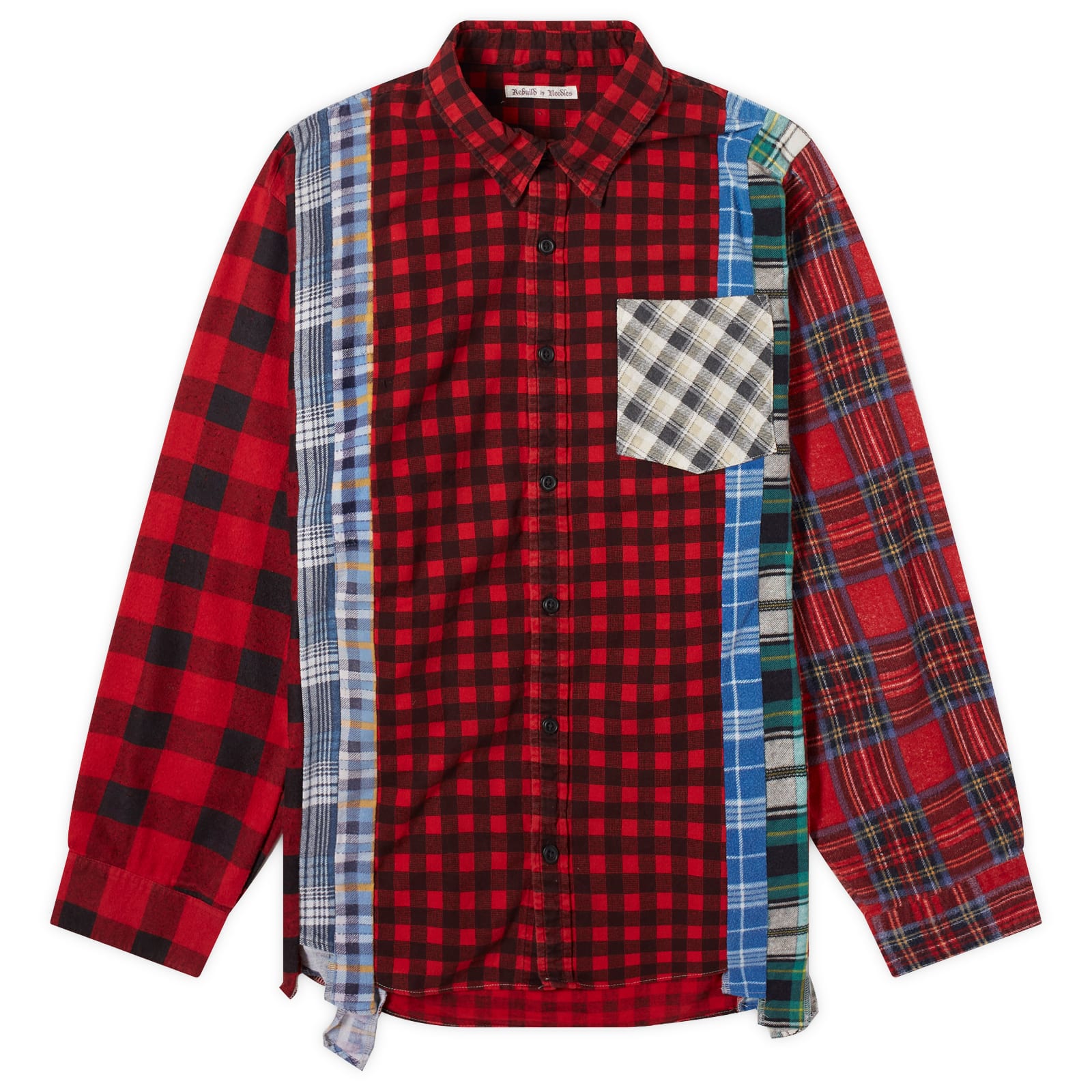 Men's 7 Cuts Wide Flannel Shirt in Assorted 