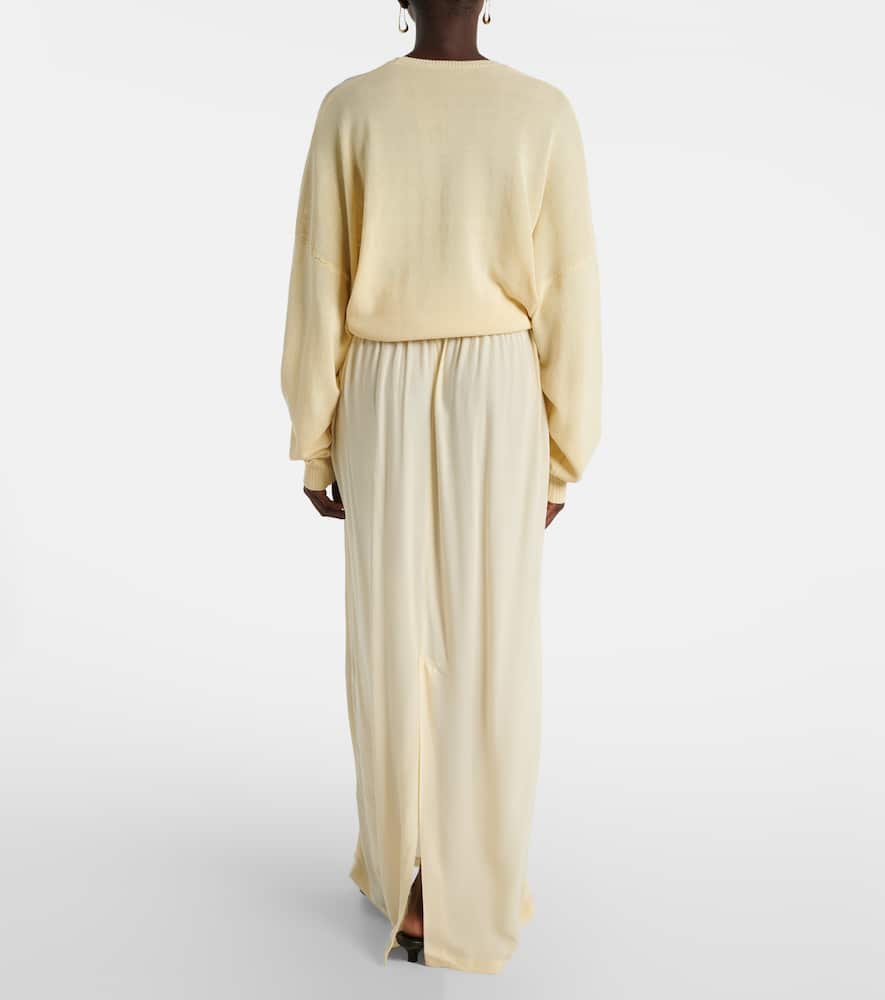 Aeson jersey maxi skirt