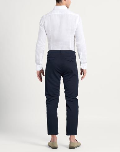 Man Pants Blue Size 30 Cotton, Elastane