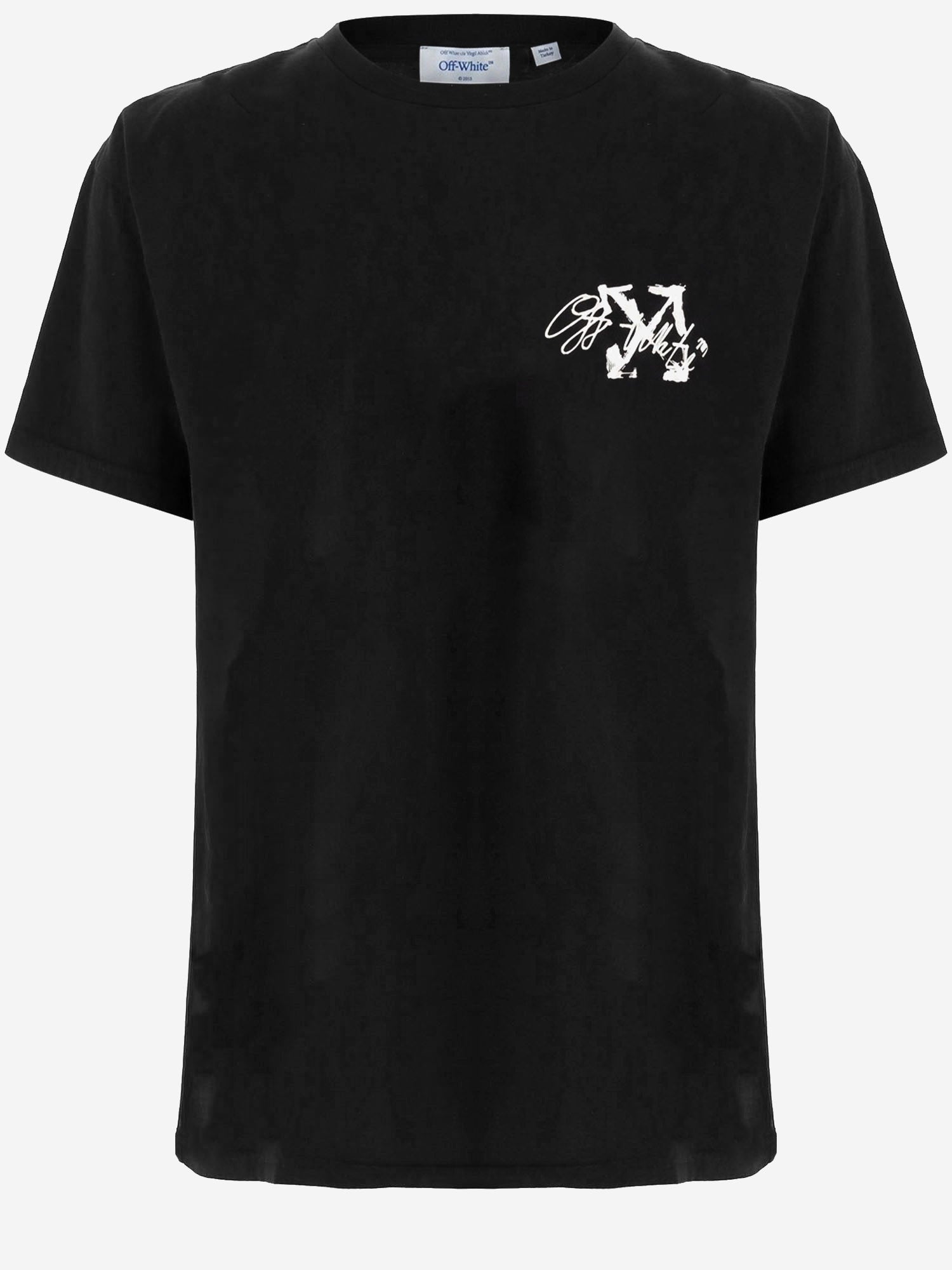 Logo-Printed Cotton T-Shirt — Black