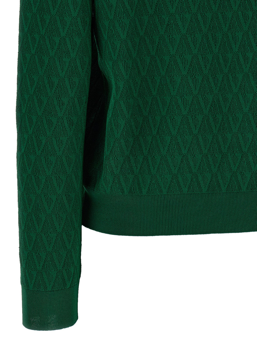 Cardigan Pattern V Sweaters And Cardigans Green