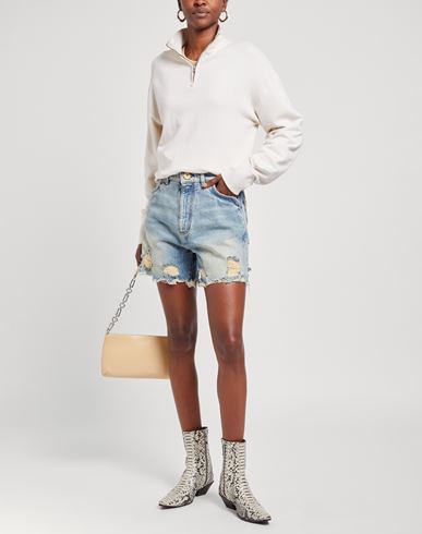 Woman Denim shorts Blue