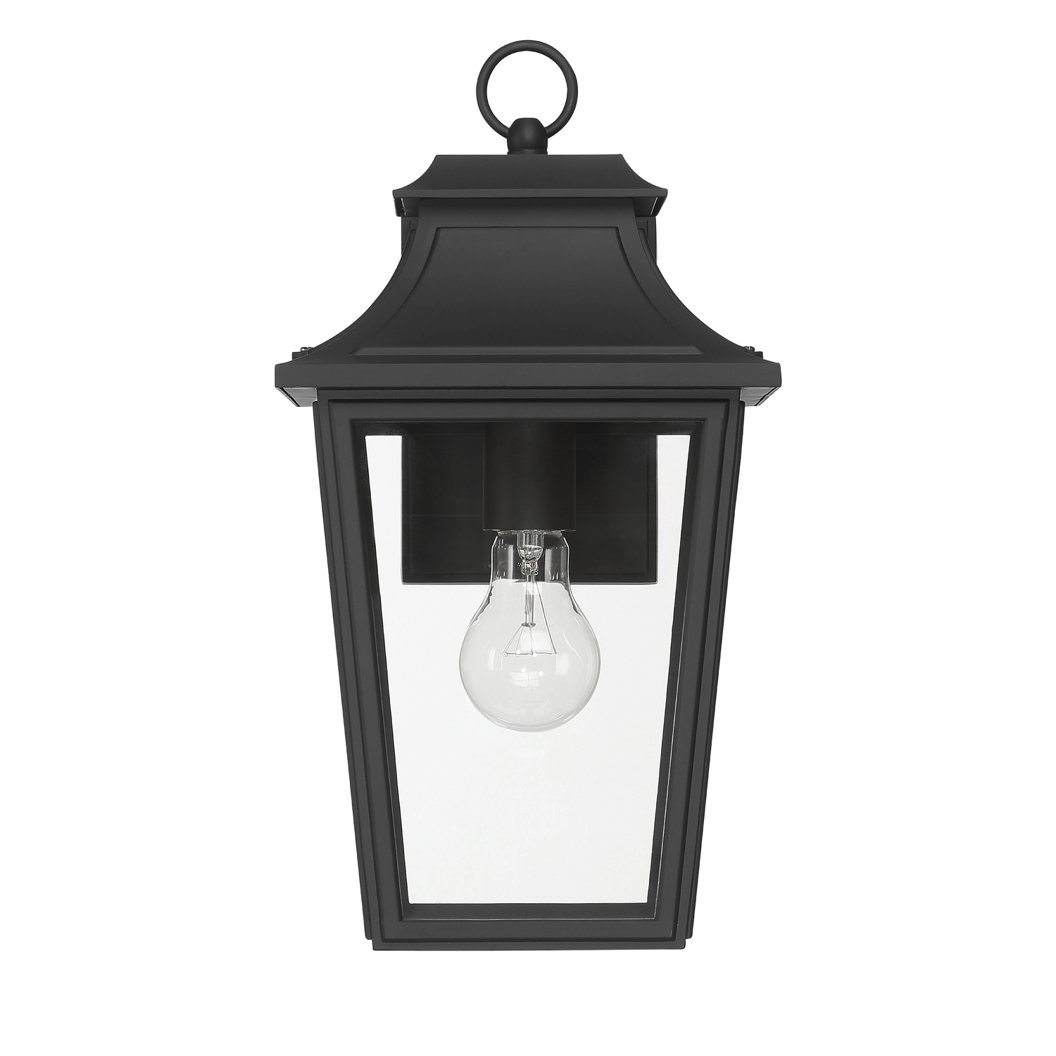 Matte Black Outdoor Wall Mount from the Spring Cove Collection