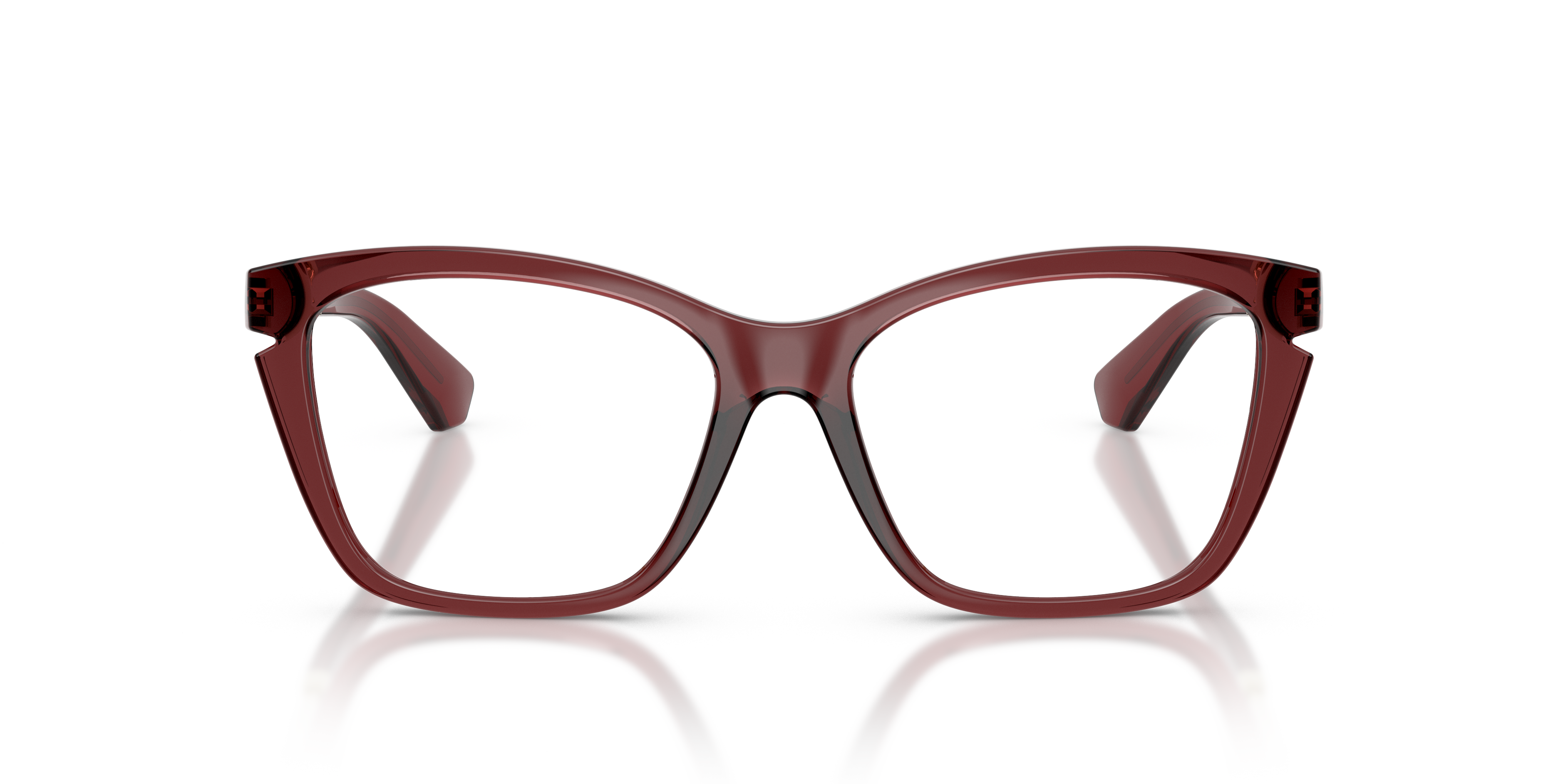 Burberry Vrouw Burberry BE2427U 4128 Optische monturen Geïnjecteerd Rood Kattenoog Normaa