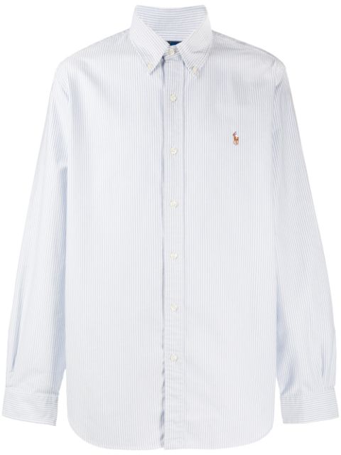 Embroidered logo cotton shirt