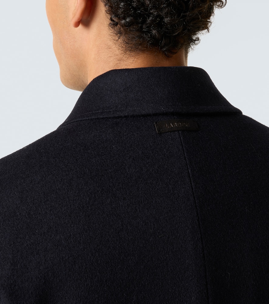 Virgin wool blouson jacket